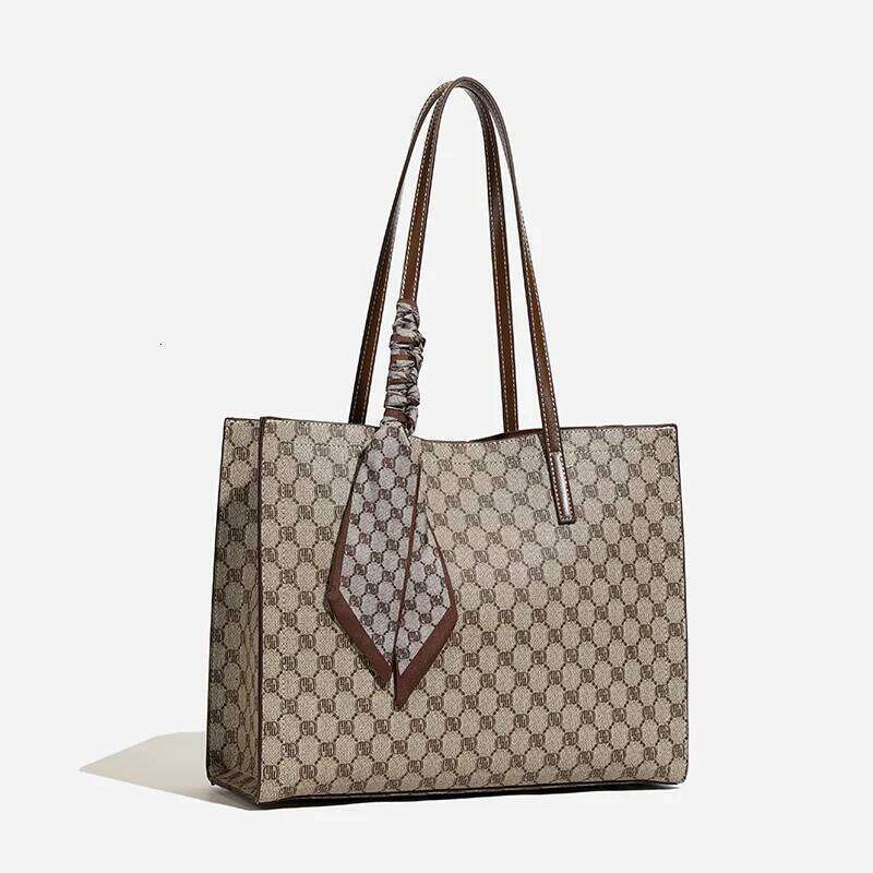 Classic Elegant Leather plaid Crossbody Bag For Ladies Shoulder Messenger Handbag Women S Tote Brand