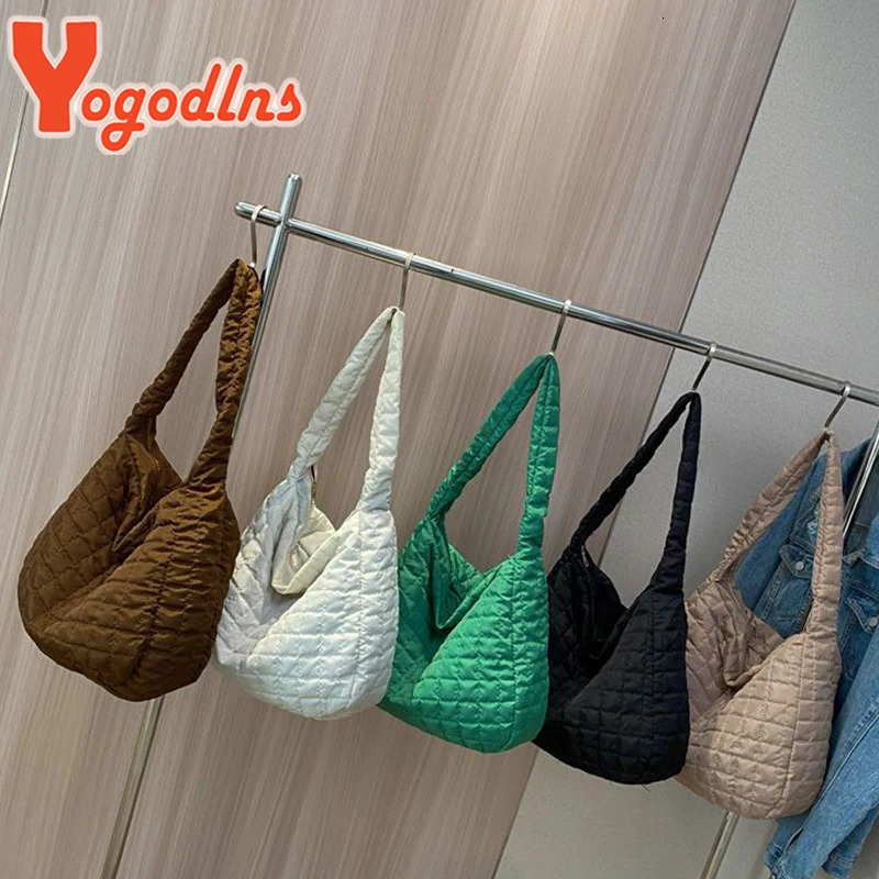 Quilted Padded Crossbody Bag for Women Pleated Bubbles Cloud Shoulder Bags Large Tote Bucket Bag Ruched Handbags250813