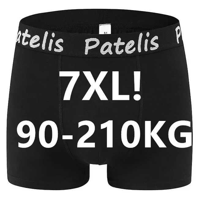 Big Size Men Underwear Boxers Panty 7XL for 90-20kg Large Size Shorts Comfortable Full Cotton Men Briefs Mens Underwear W250819