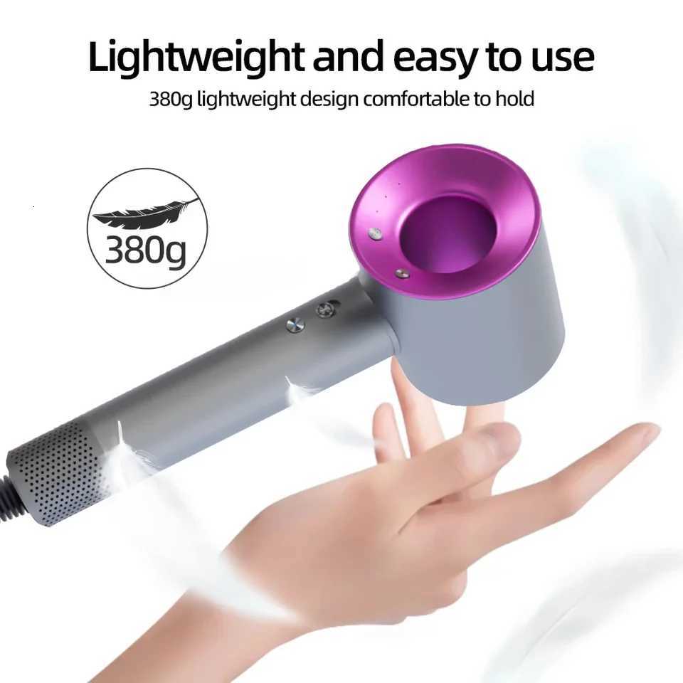 High-speed bladeless hair dryer Negative ion hair care High power silent and quick drying portable suitable for home travel W250819