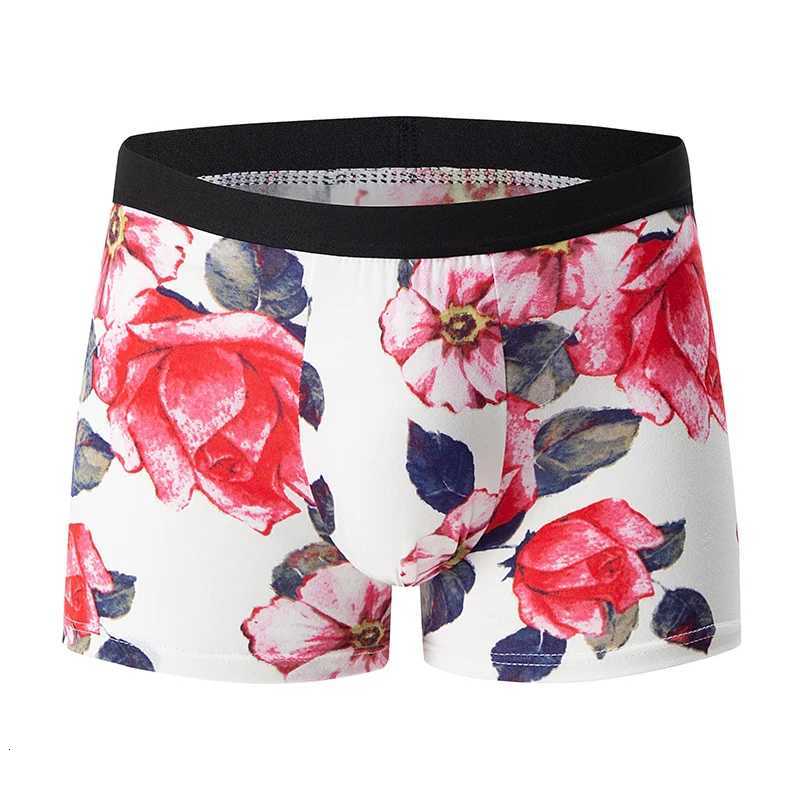 0-piece Mens Random Fashion Printed Underwear Europe and Large Size Sexy Men Comfortable Wild Boyshort Elastic Waist Pants W250819