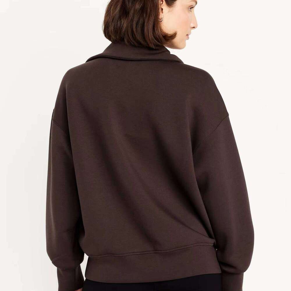 Women's 100% Cotton French Terry Hoodie Oversized Zip-up Streetwear Custom Embroidery 3D Printed Fleece Hooded Collar