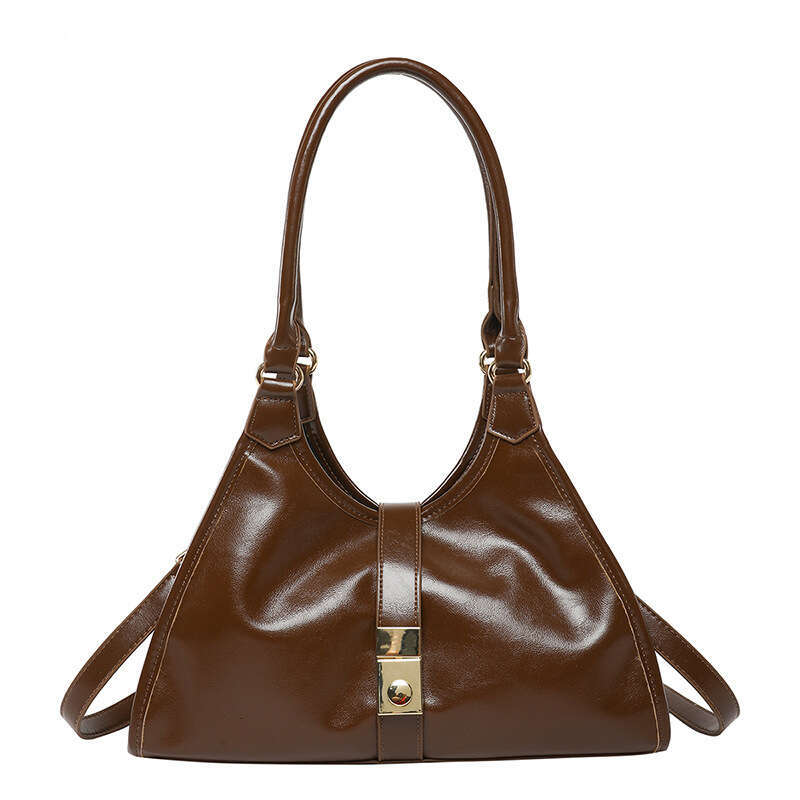 High-End Handheld Tote for Designer Women 2025 Summer Camouflage Versatile Lock Bags Buckle Single Shoulder Crossbody Bag Trendy