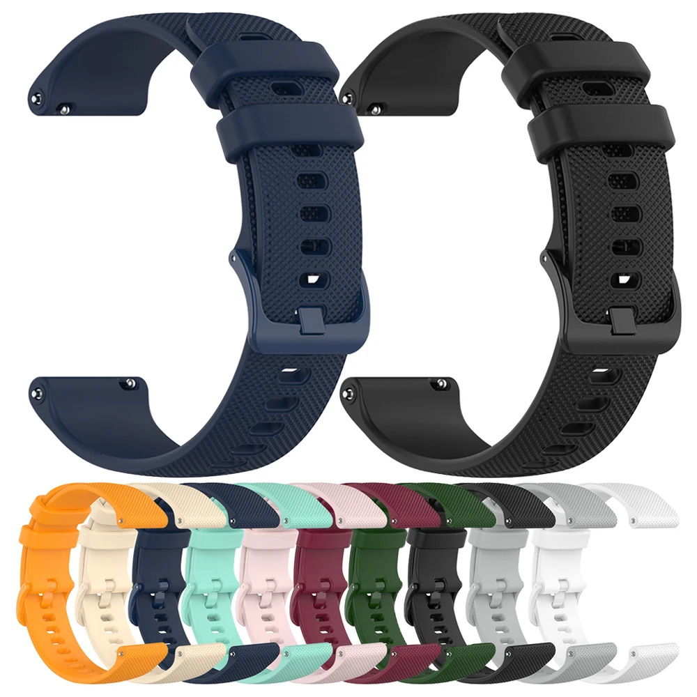 Silicone Strap For Venu 3 Band Forerunner 265 255 245 Music Vivoactive 4 Bands Venu Sq 2 Plus Bracelet 20mm 22mm 250818