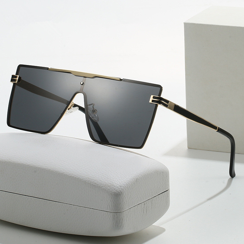 Designer Sunglasses For Men Women Square Sunglasses Big Frame UV400 Protection Sunglasses Luxury Polarized Goggle Pilot Metal Frame Eyewear P3099