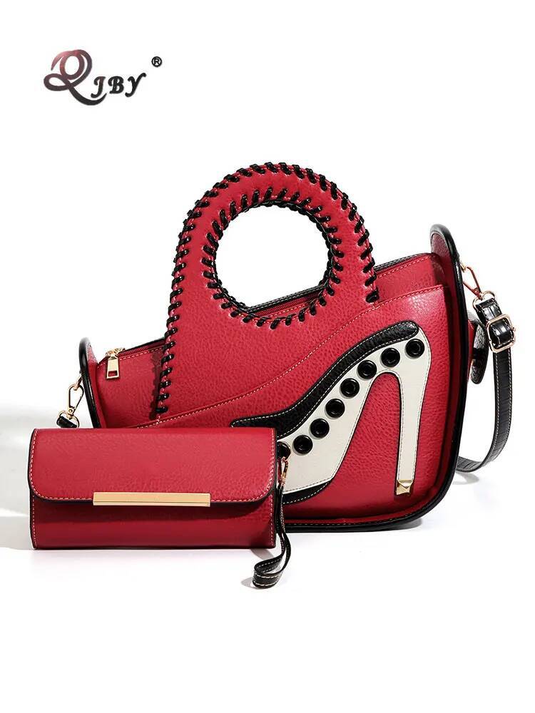 Woman Shoulder High-End Leather Purse Large Capacity Shopping Bag Fashion Designer Women's Top Handle Handbags Crossbody