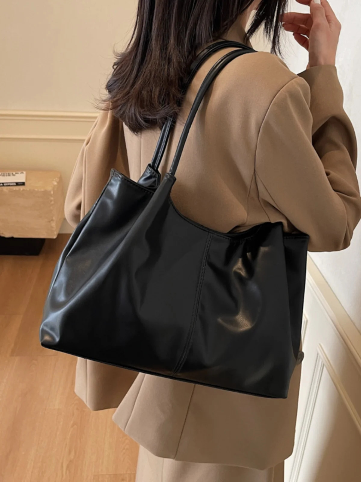 Faionable Large Capaci Tote Bag Sle Single oulder Womens Bag Korean Japanese Trend Casual Commuting Handbag 250818