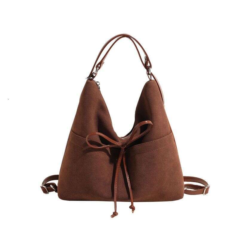 Trendy Multi back Bags 2024 New Bow Backpack Commuter Large Capacity Single Shoulder Tote Bag