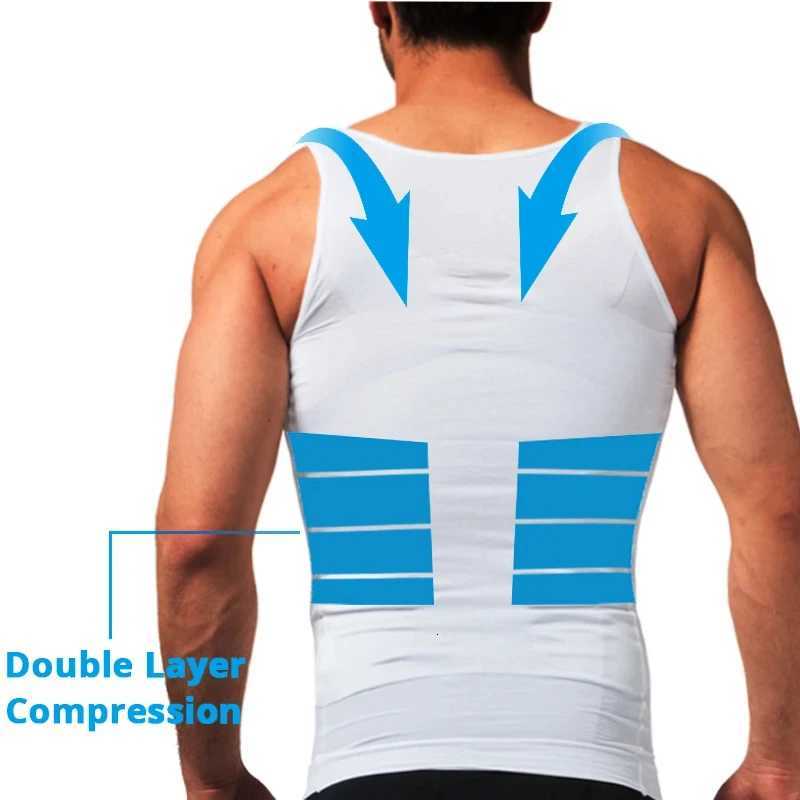 YBFDO Men Shapewear Undershirt Slimming Belly Shapewear Tummy Control Undershirt Body Shaper Waist Corset Tank Tops Underwear W250819