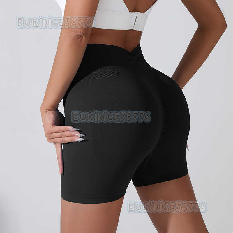 Summer Yoga Sports Shorts Peach Hip Outerwear Fitness Pants Women Three-quarter High Waist Hip-lifting Running Quick-dry Shorts H250819