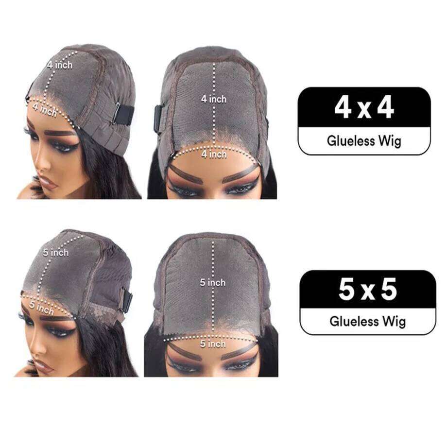 Straight Front Human 4X4 5X5 Pre Cut HD Lace Closure Brazilian Hair Wigs For Women Short Bob Wig On Sale