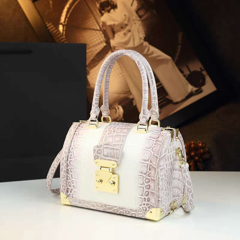 Top Quality Vanity Bag Designer Bag Lady Bag Women's Shoulder Bag Cowhide Genuine Leather Top Handbag Metal Chain Zipper Mini Box Bag Crossbody B