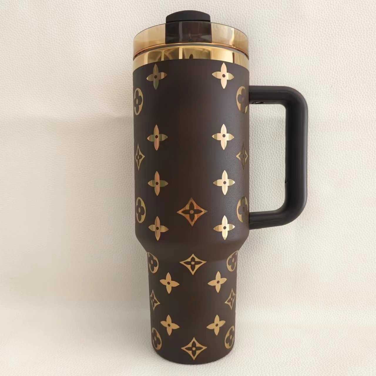 Handle cup made of 304 stainless steel, ice bucket cup, portable thermal car cup, car-mounted water bottle Z250819