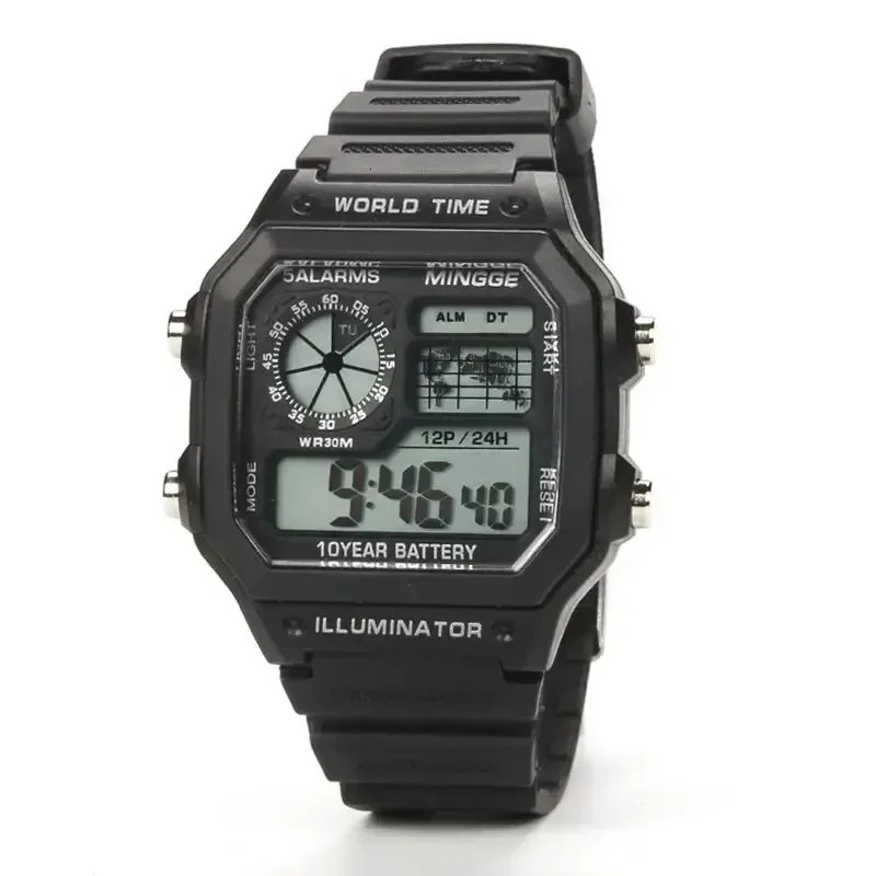 Military Digital Watches Men Sports Luminous Chronograph Waterproof Ultra-thin Male Electronic Wrist Watches Relogio Masculino 250819