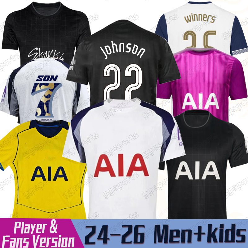 25 26 Season TEL son SOLANKE football kit MADDISON KUDUS KULUSEVSKI RICHARLISON ROMERO VAN DE VEN BISSOUMA Soccer Jerseys 2025 Final mens kit kids equipments 76