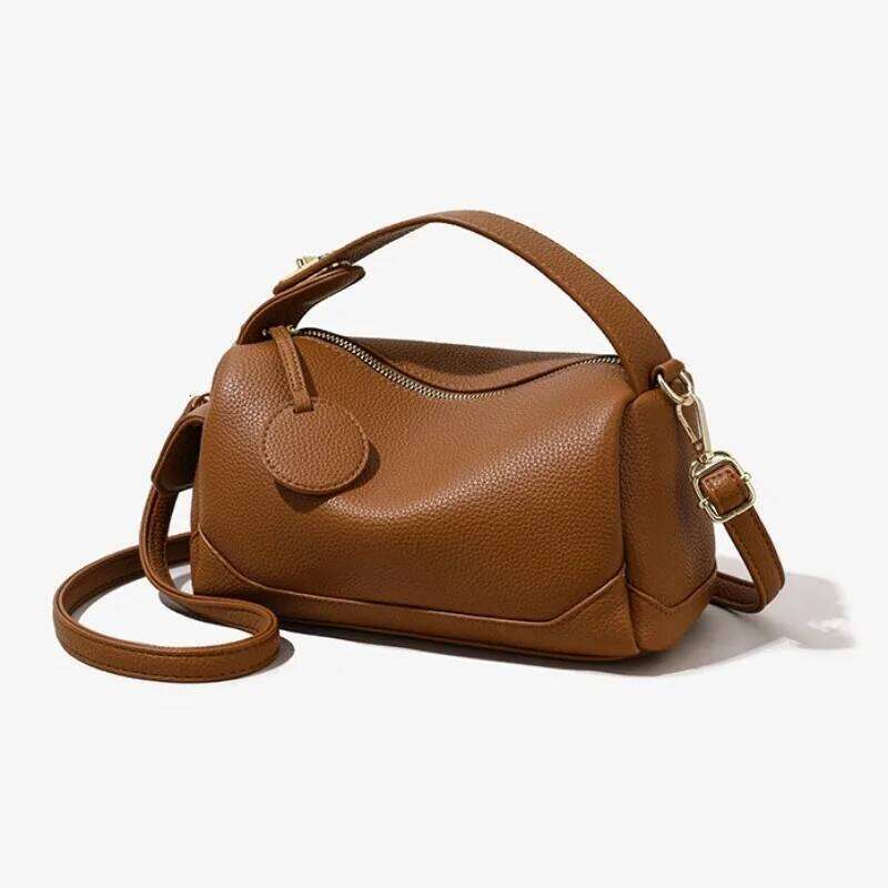 Women's Versatile Handbag Large Capacity Commuting Light Soft Niche Pillow Retro Style Hand-Held Crossbody Bag For Women