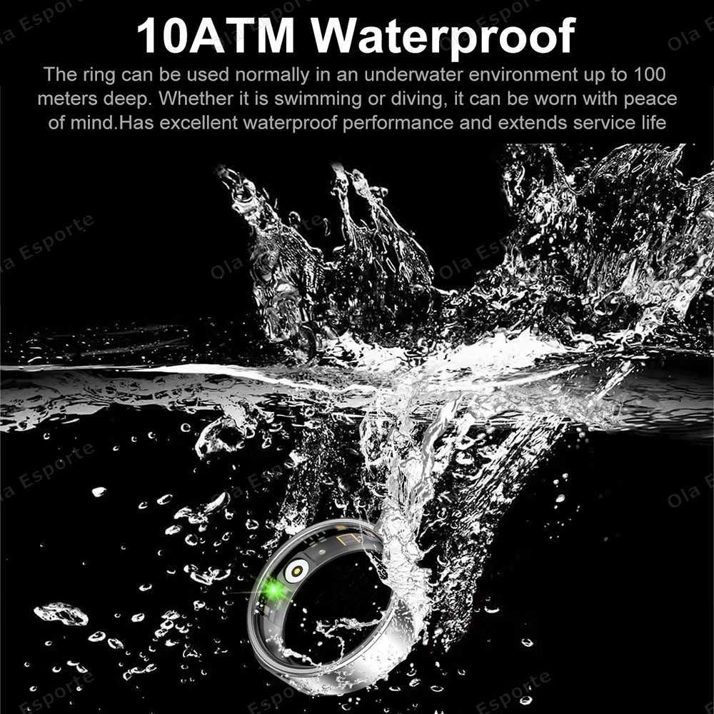 2025 New Smart Ring 10ATM Waterproof Camera Video Control Heart Rate Health Monitor Multi Sport Modes GPS Tracking For Men Women W250819