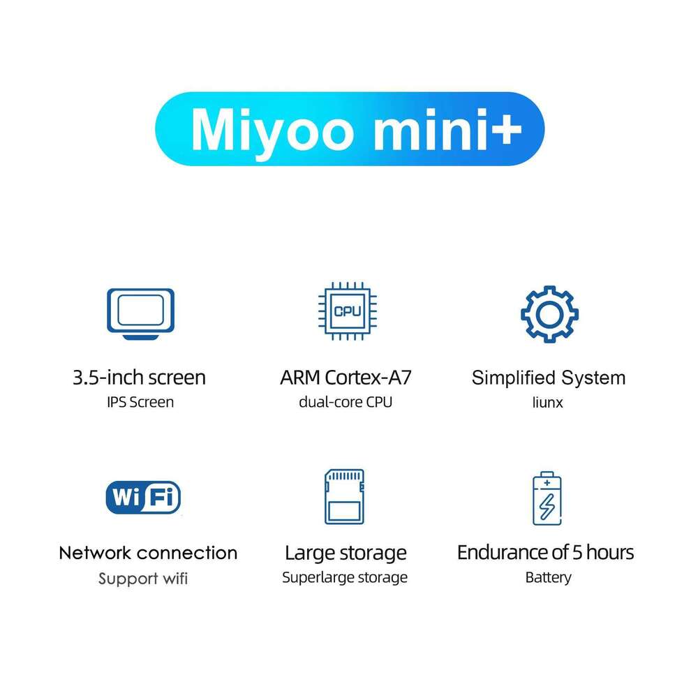 MIYOO Mini Plus Portable Retro Handheld V IPS Screen Classic Video Game Console Linux System Children S Gift