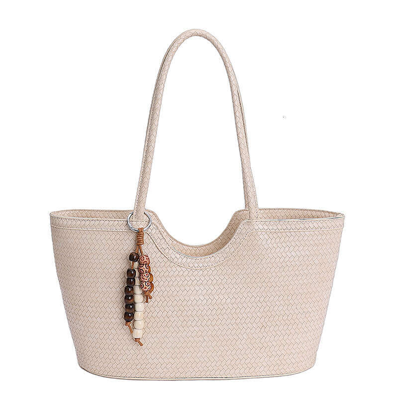 Summer Large Capacity Designer Bags Woven Pattern Underarm Bag for Women 2025 New Fashion Versatile Casual Commuter Shoulder Handbag