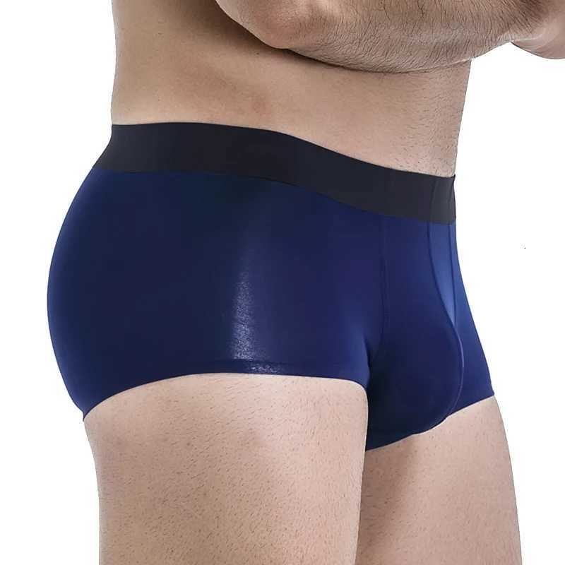 Mens Underwear Mens Charm Summer Ultra-Thin Style New Ice Silk Seamless Flat Pants Mens Transparent W250819