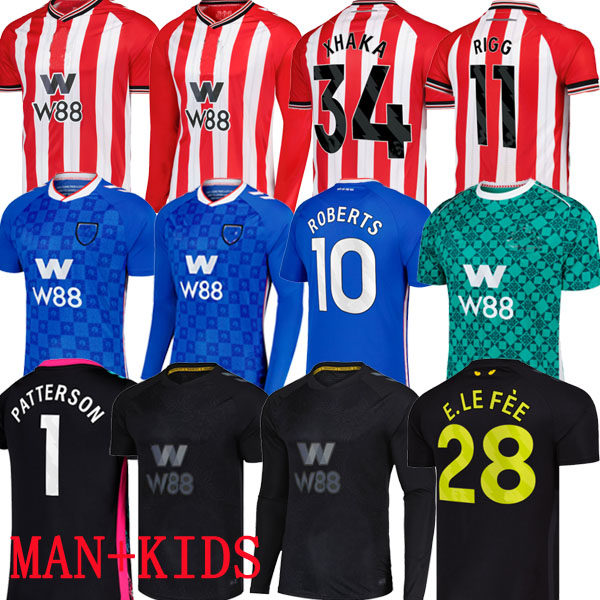 24 25 26 sunderland Soccer JerseyS Home away third 2025 RED BLACK KIDS s STEWART SIMMS ROBERTS AMAD CLARKE Diarra 19 EMBLETON E NIEN Football Shirt SEWS PROMOTED