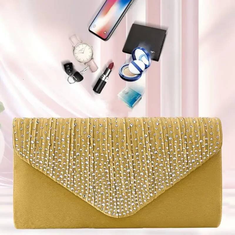Women Wedding Handbag Shoulder Envelope Clutch Purse Female Dia Evening Party Prom Bags Chain Bag