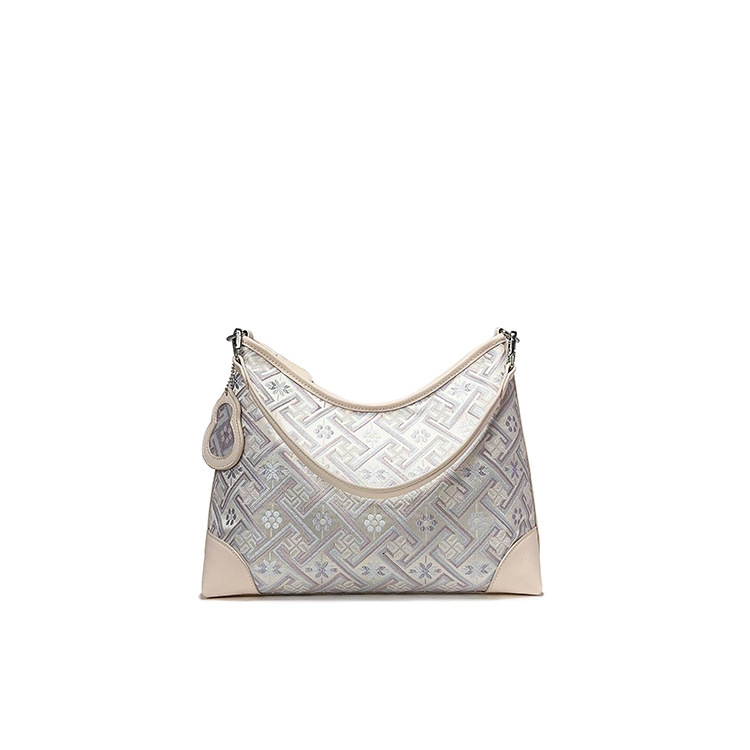 Free Shipping Designer New Chinese Style Intangible Cultural Heritage Zhuang Brocade Armpit Bag Fashion Women's Large Capacity Shoulder Bag Embro