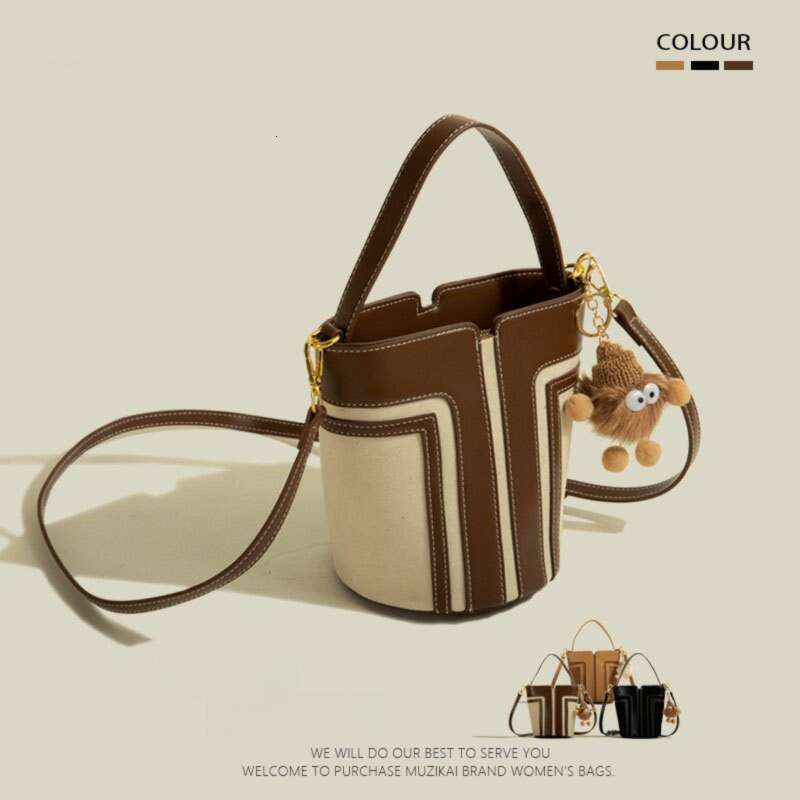 This Year's Trend Large Capacity 2025 New Style Color-Block Handbag Spring Summer Shoulder Crossbody Bag