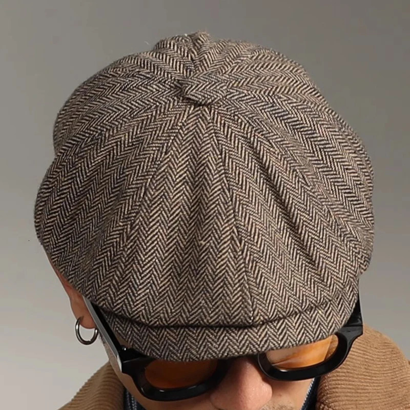 Vintage Men Casual sboy Hat Spring Summer Retro Beret Hat Wild Casual Hats Unisex Octagonal Cap Fashion Hip Hop Caps Gorras 250814