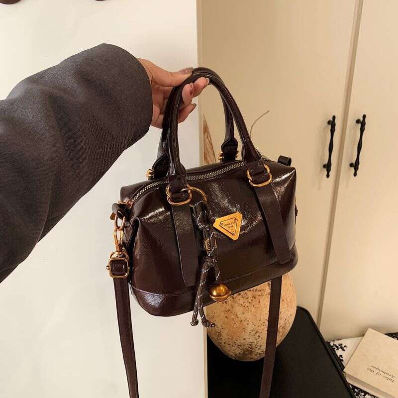 Handheld Bowling For Women 2025 New Style High End Trendy Fashion Versatile Shoulder Crossbody Bag