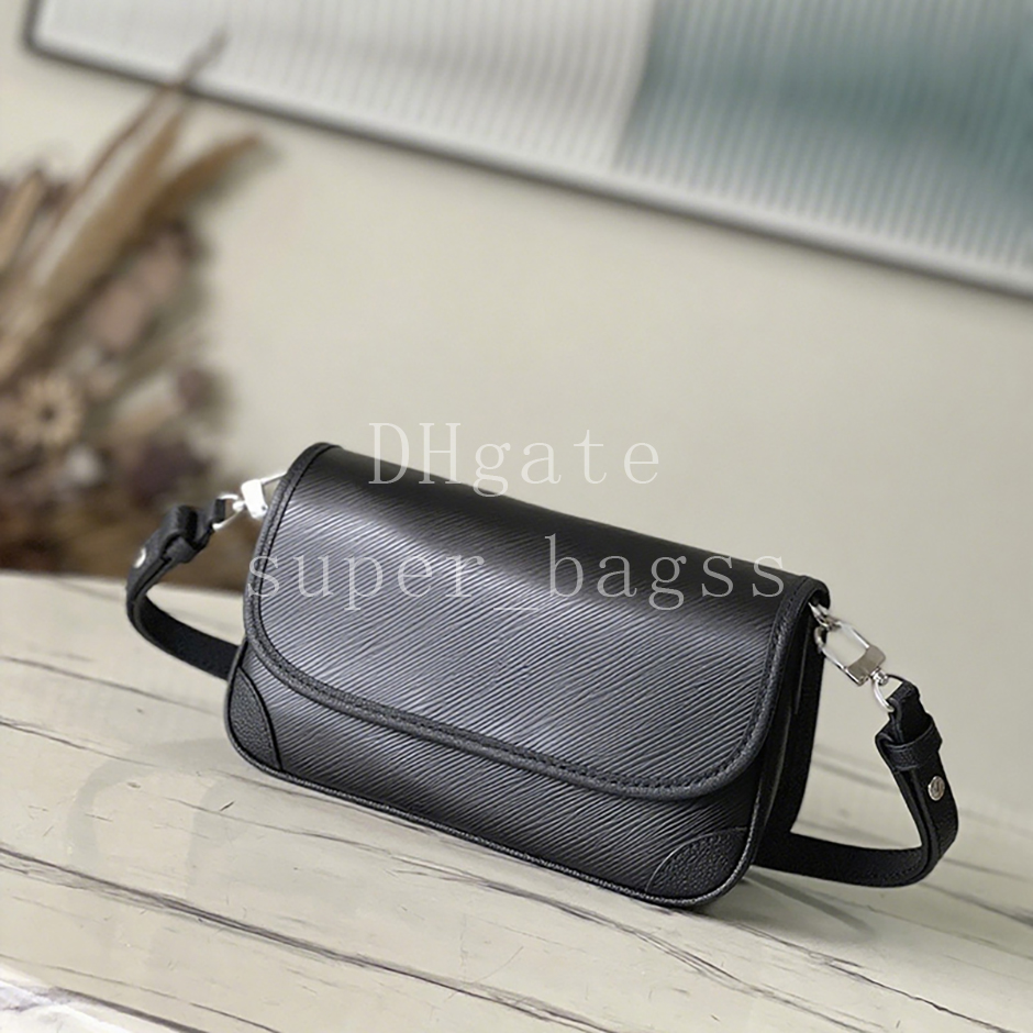 Luxury designer bag Buci handbag 24.5CM shoulder bag Mirror quality Chain Bag Epi grained cowhide leather Crossbody bag with box LB13A1