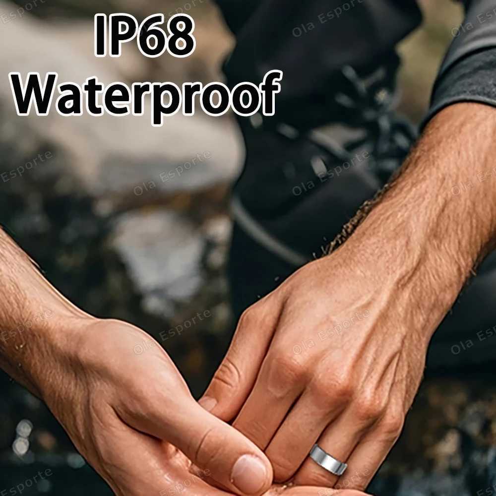 2025 New Smart Ring Heart Rate Blood Pressure Sleep Monitoring Motion Tracking IP68 Waterproof Men Women Smart Ring Holiday Gift W250819