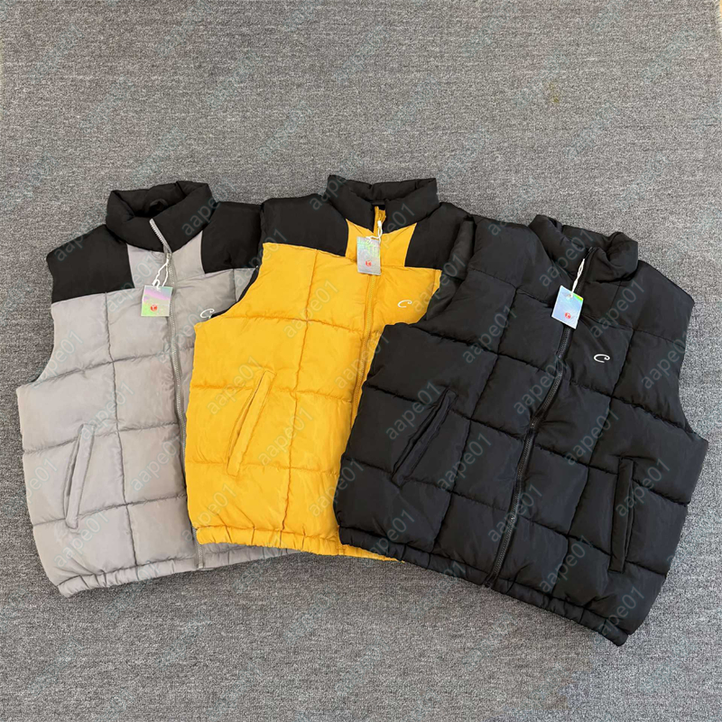 Designer Mens Vests Cotton Jacket Winter Jacket Hip Hop Mens Parker Coat Solid Color Vests Mens Womens Sleeveless Winter Coat Size M-2XL