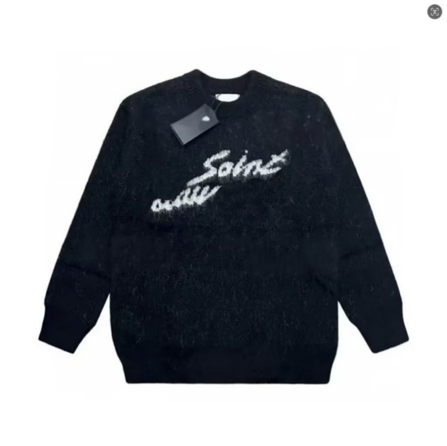 Men sweater Top designer Luxury Casual Loose pull Alphabet Print For Street Mens and Womens Sweaters O Neck Long Sleeve Jumper Hoodies 2025