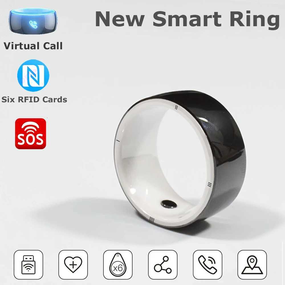 New NFC Smart Ring Virtual Call 6 RFID Cards 128GB Wireless Disk Share Files SOS GPS Answer Call Smart Ring 2024 For IOS Android W250819