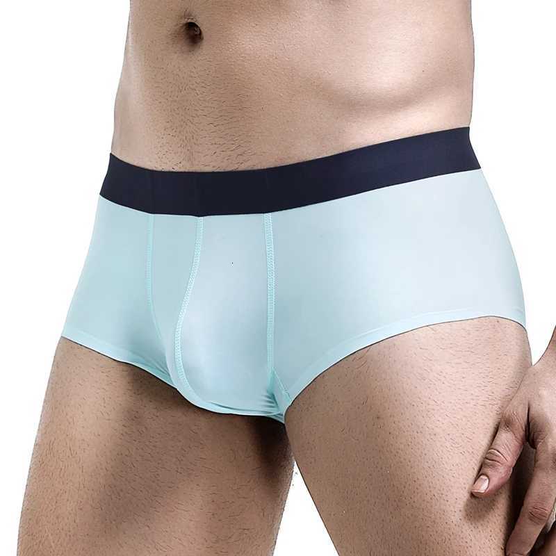 Mens Underwear Mens Charm Summer Ultra-Thin Style New Ice Silk Seamless Flat Pants Mens Transparent W250819