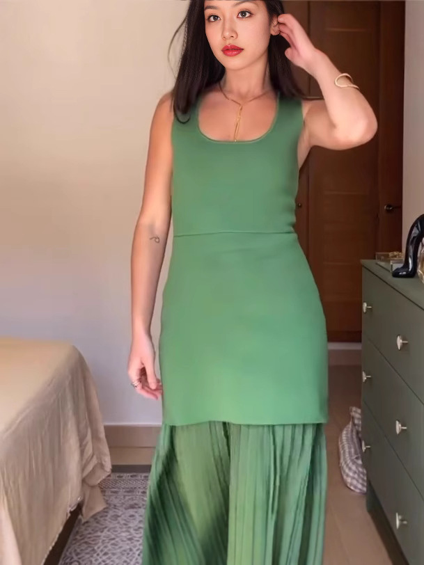 CL16021 Spring new women's design versatile slim fit casual dress