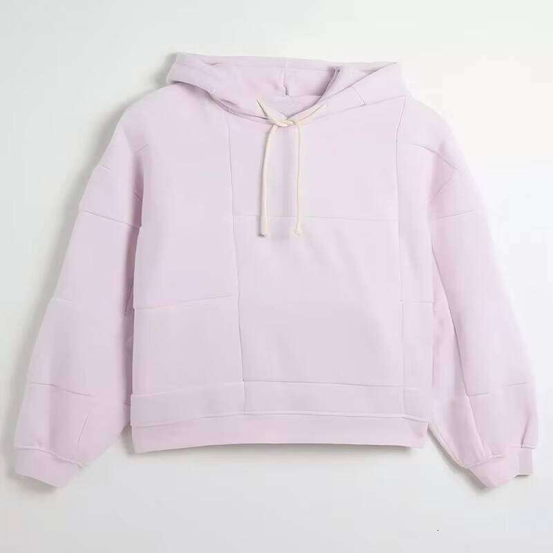 Unisex Quilted Hoodie with 3D Pattern Custom 1:1 Print Autumn Season Casual Knitted Material Hooded Collar-Direct Manufacturer