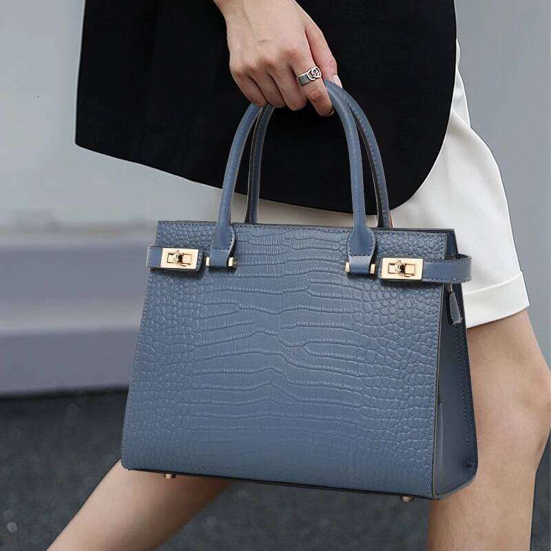 Genuine Leather Women S High End Fashion And Versatile Temperament For Ladies New Handbag Large Capacity Bag