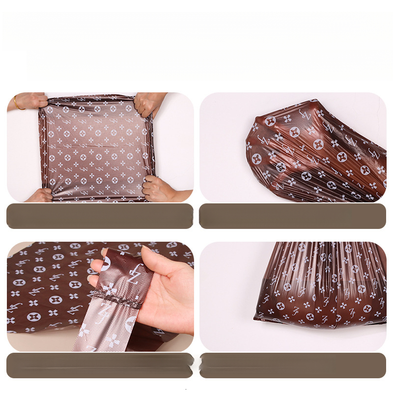 Garbage Household Thickened Handheld Old Flower Pattern Plastic Bags Large Size Kitchen luxcury designer Special Vest Type ddmythur
