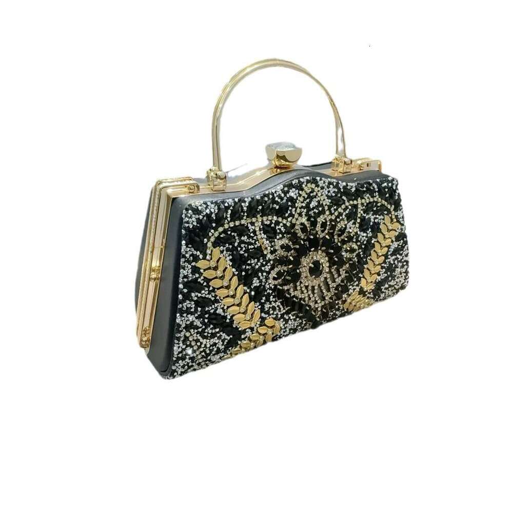 New Party Celebrity Set with Dia Women's Wedding Handheld One Shoulder Crossbody Banquet Bag