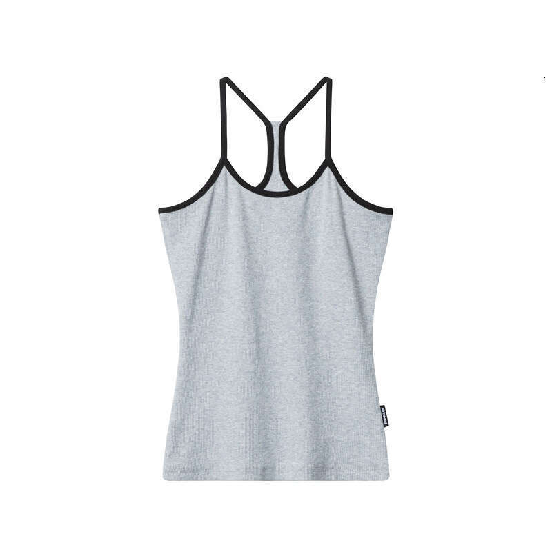 New Pure Desire Sexy Slim Fit Inner And Outer Wear Color-Block Camisole Women's Tank Hot Girl Top B3