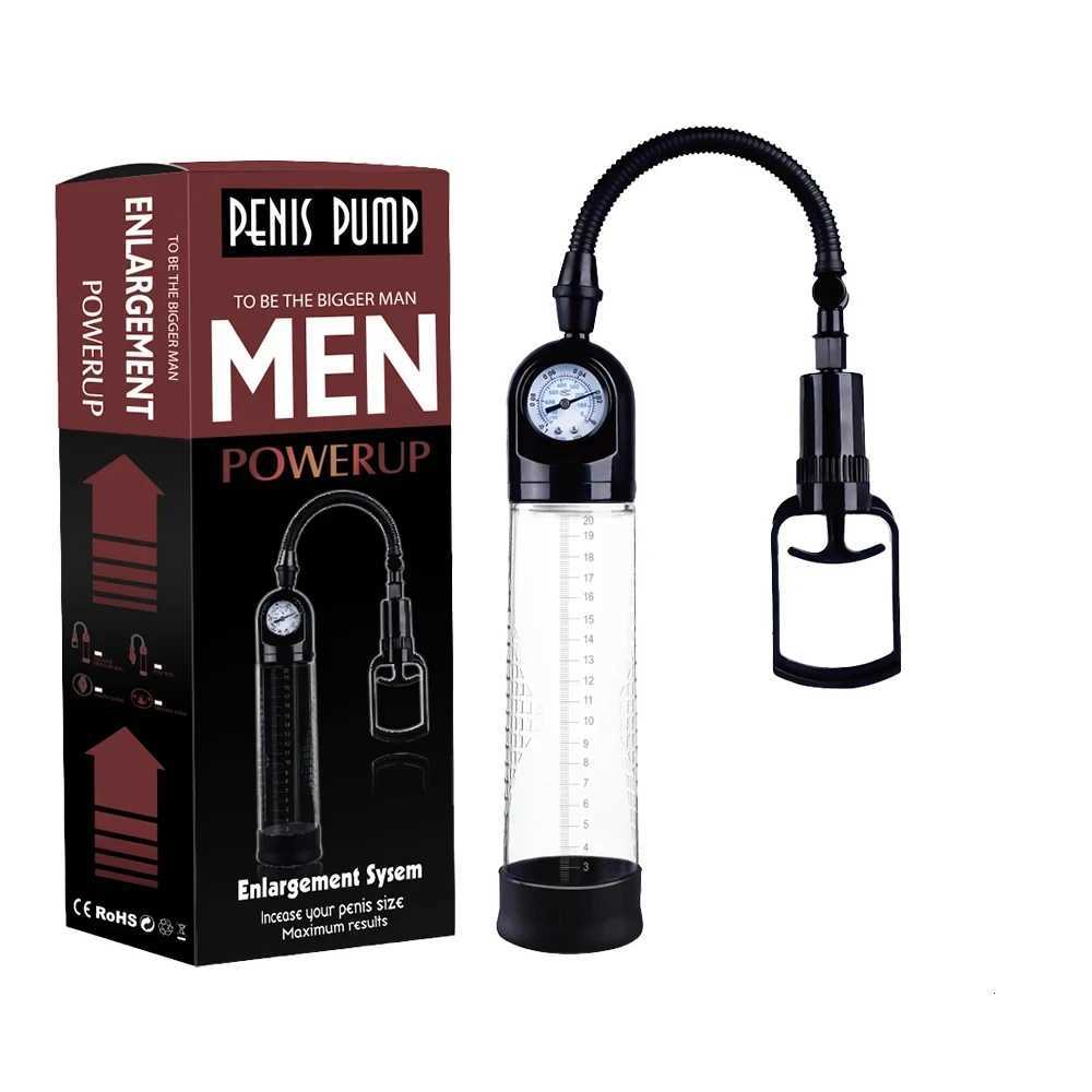 Electric Penis Pump Sex Toys for Men Male Masturbator Penis Extender Vacuum Pump Penis Enlargement Enhancer Massager Ring XJ250819