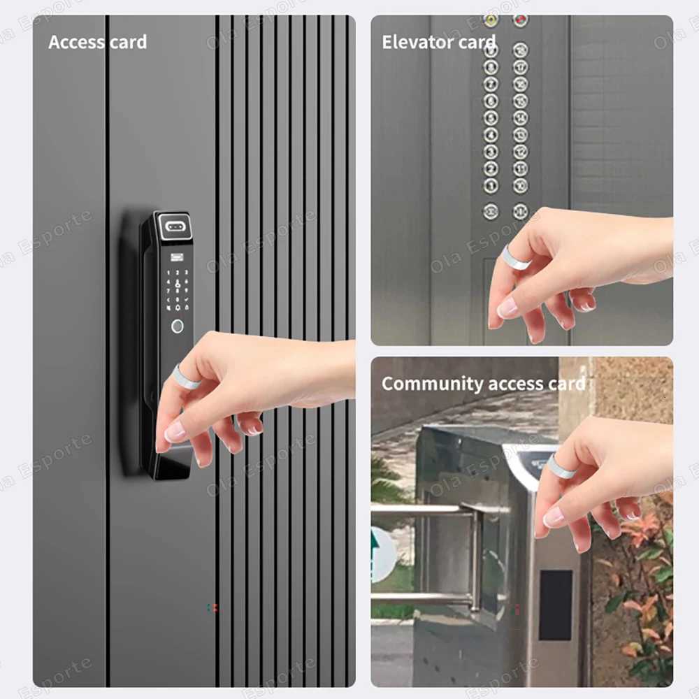 New For Android IOS Ceramic Smart Ring Support NFC Access Control Men Women Heart Rate Sleep Monitor IP68 5ATM Waterproof Rings W250819