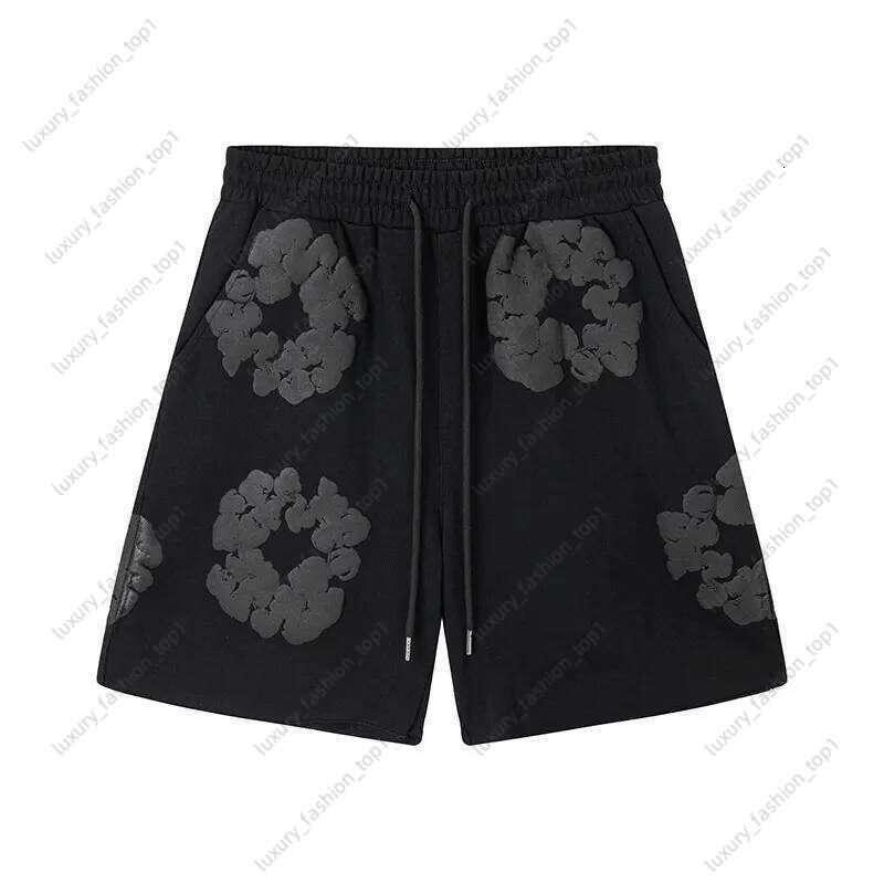 demins shirt Mens Jeans Short Pants Designer shorts Womens Baggy Summer Holes High Quality shorts Puff cotton printed shorts mans casual short denims shirt 3dd