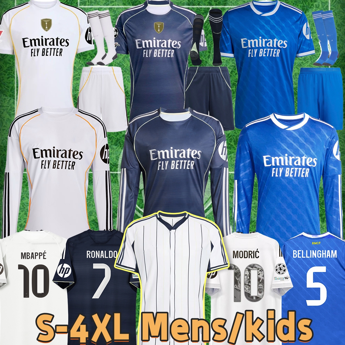 2025 26 Reals camiseta madridEssoccer jersey MBAPPE BELLINGHAM maillot kids football jersey real madridsoccer T-Shirt MODRIC VINI JR men kits football shirts US