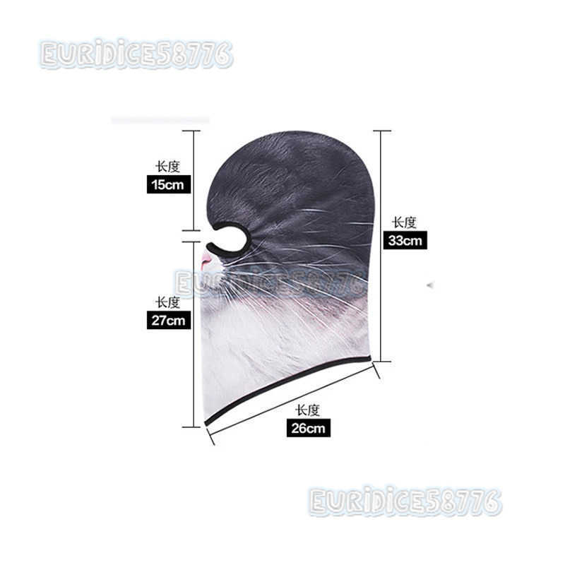 Animal Print Balaclava Kids Mascarillas Children Neck Warmer Gaiter Face Shield Outdoor Cycling Skateboard Ski Full Face Cover H250819