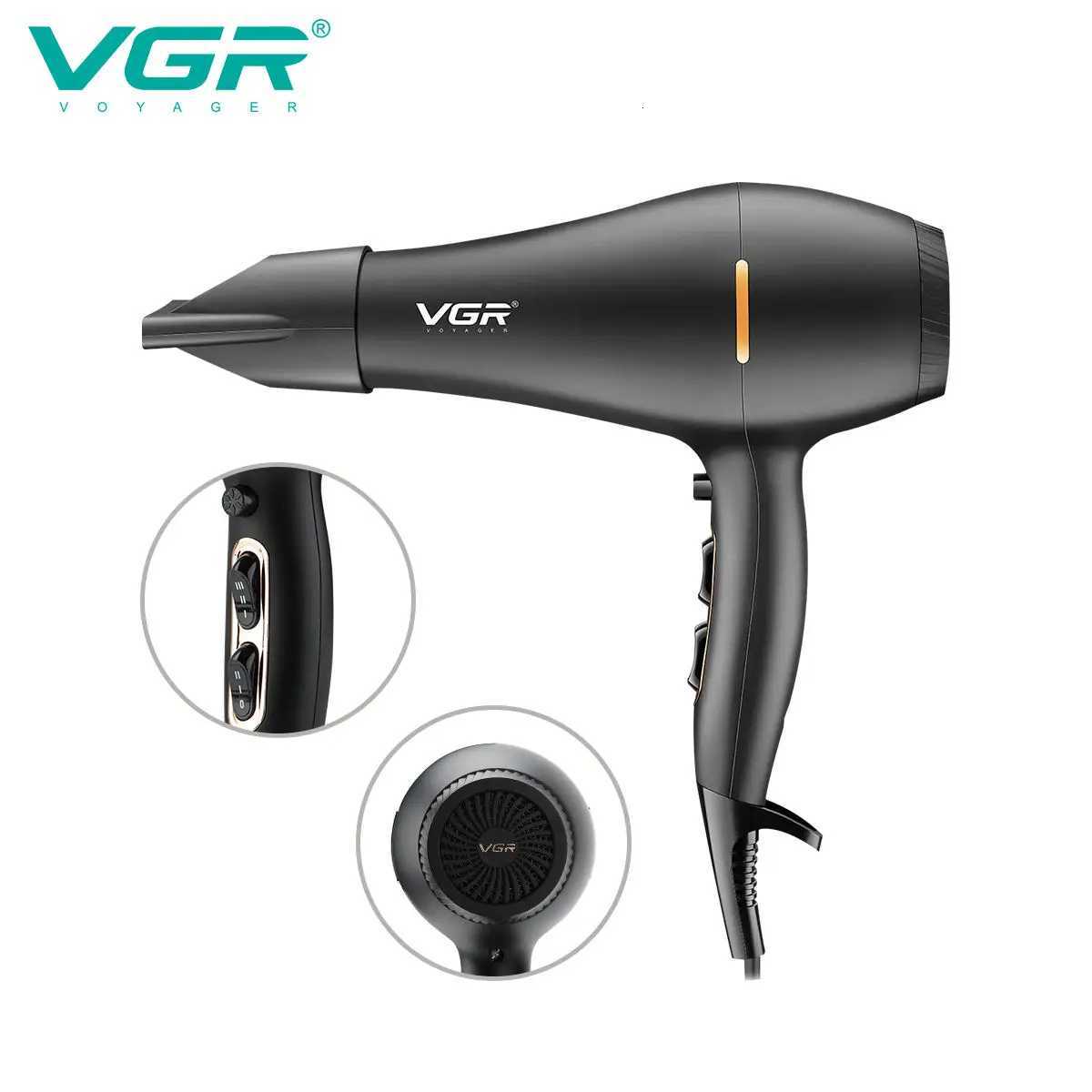 vgR Professional High-Power Hair Dryer Convenient Hanging Dormitory Home Hair Dryer Cold As Alternating Negative Ion V-433 W250819