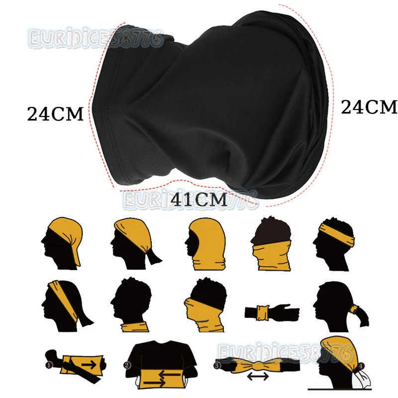 Bicycle Balaclava Full Face Mask Skull Print Motorcycle Full Face Mask Windproof Skiing Head Neck Warmer Bicycle Helmet Liner H250819