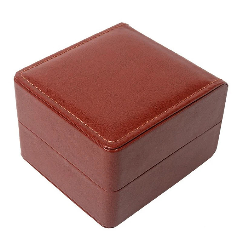 Single Watch Gift Box With Pillow Pu Leather Wristwatch Display Case Organizer For Men/Women Watch Storage Gift Box 250819